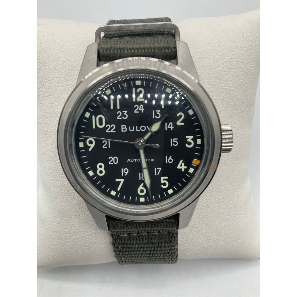 Bulova Automatic Watch C8601556, Green/Silver-about 38mm